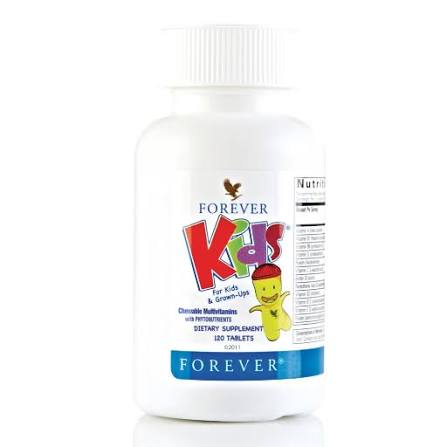 Forever Kids™ Multivitamin – Grape-Flavored Chewable Tablets